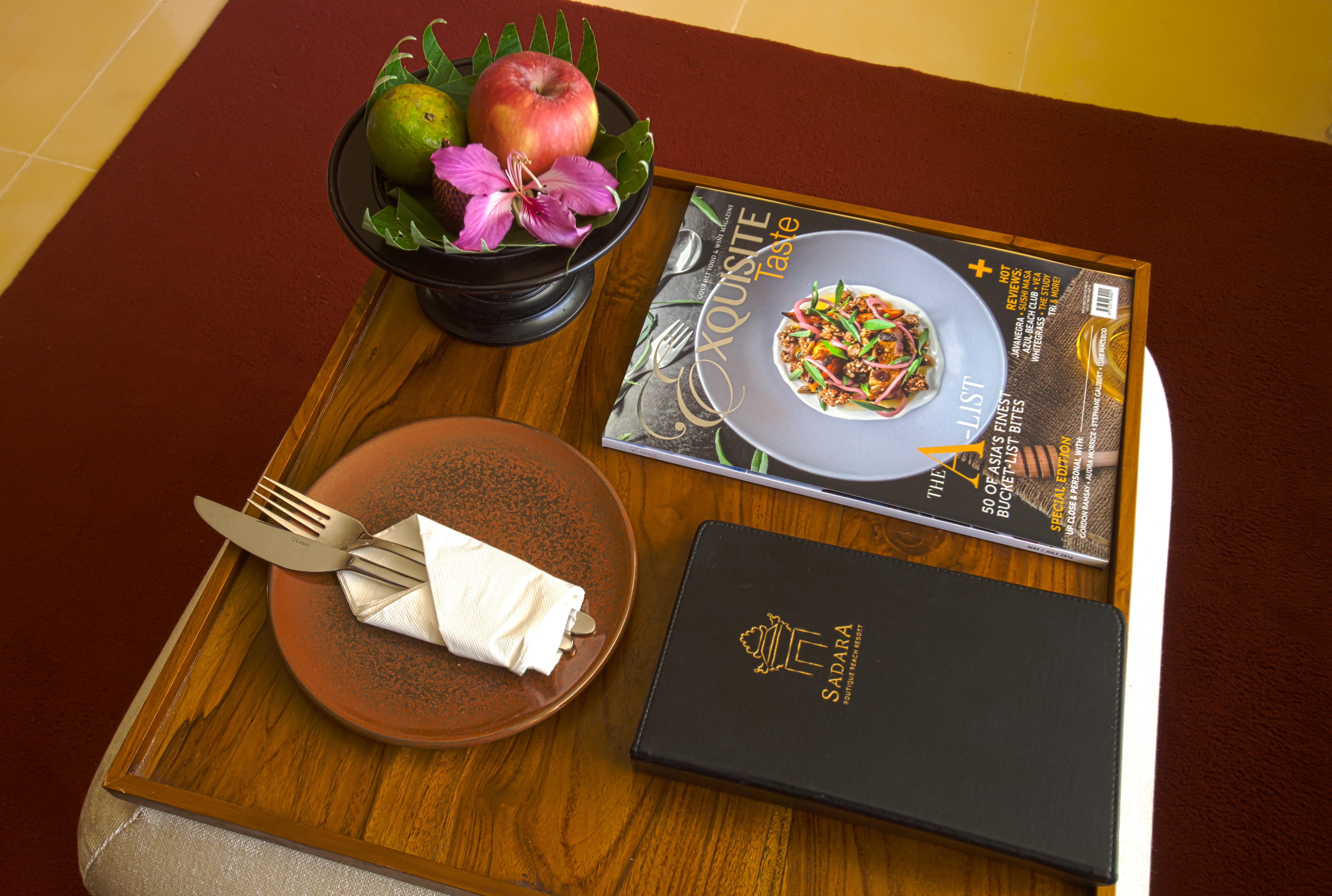 ซาดารา บูทิก บีช รีสอร์ต Hotel นูซาดูอา ภายนอก รูปภาพ A welcome amenity at a hotel